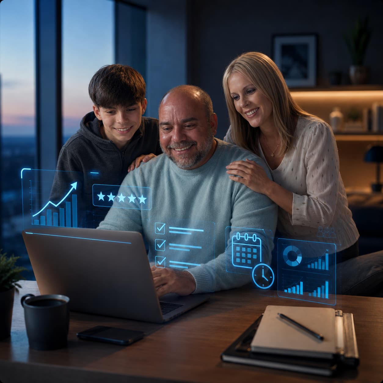 Stradigi Website Homepage Family Picture Jason Tapolci and Family | Stradigi