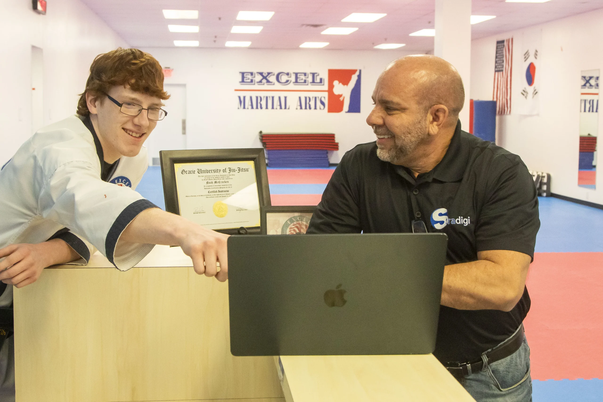 Authority Builder Stradigi Website Excel Image Stradigi Mentoring Excel Martial Arts Owner Noah McCracken